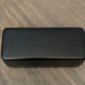 L.A.M.B. Black Glasses Case